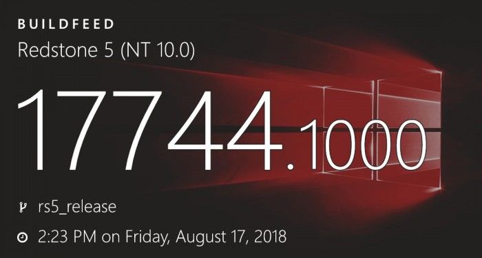 使用Timeline時(shí)應(yīng)用崩潰可修復(fù)，Windows 10 Build 17744發(fā)布