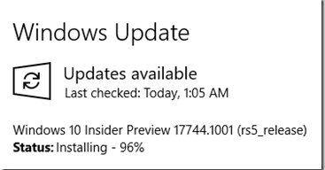 使用Timeline時(shí)應(yīng)用崩潰可修復(fù)，Windows 10 Build 17744發(fā)布